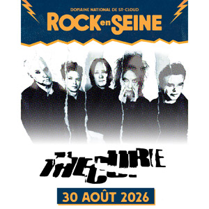 The Cure premier nom de l'édition Rock en Seine 2026
