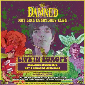 The Damned en concert Le Bataclan en février 2026