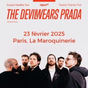 The Devil Wears Prada en concert à La Maroquinerie en 2025