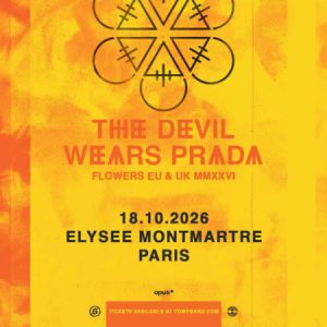 The Devil Wears Prada en concert Elysée Montmartre en octobre 2026
