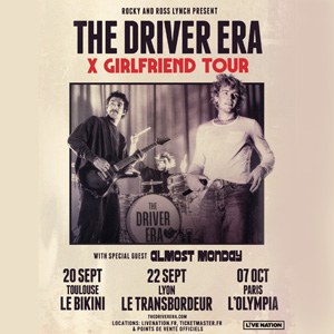 The Driver Era en concert à L'Olympia en 2024
