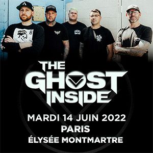The Ghost Inside en concert à l'Elysée Montmartre en juin 2022