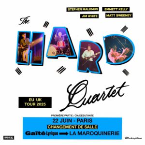 The Hard Quartet en concert à La Maroquinerie en 2025