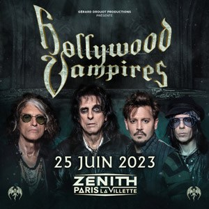 The Hollywood Vampires en concert au Zénith de Paris