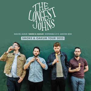 The Longest Johns en concert à La Maroquinerie en 2022