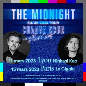 The Midnight La Cigale - Paris mercredi 15 mars 2023