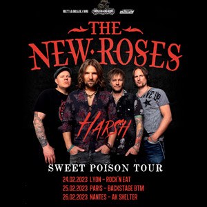 The New Roses + Harsh Backstage By the Mill - Paris samedi 25 février 2023