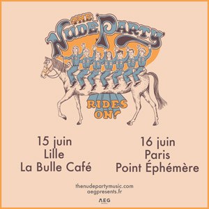 The Nude Party en concert au Point Ephemere en 2023