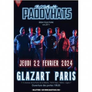 The O'reillys and The Paddyhats en concert au Glazart le 22 février 2024