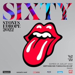 The Rolling Stones en concert à l'Hippodrome de Longchamp en 2022