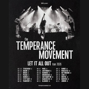 The Temperance Movement Concert La Cigale Paris 2026