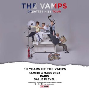 The Vamps Salle Pleyel samedi 4 mars 2023