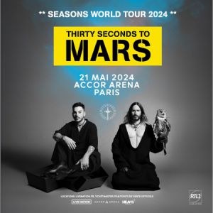 Thirty Seconds To Mars en concert à l'Accor Arena en 2024