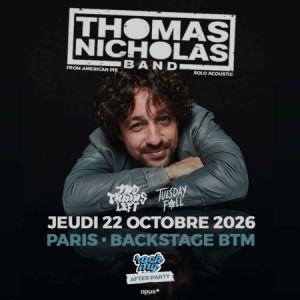 Thomas Nicholas Band Concert Backstage By the Mill Paris 2026