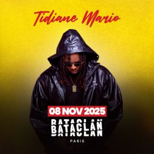 Tidiane Mario en concert Le Bataclan le 8 novembre 2025