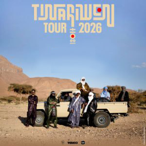Tinariwen en concert Cirque d'Hiver Bouglione en mai 2026