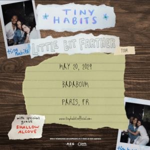 Tiny Habits en concert au Badaboum en mai 2024