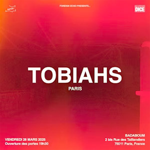 Tobiahs à Paris - Badaboum, le 28 mars 2025