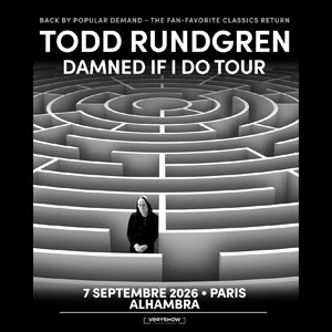 Todd Rundgren Concert Alhambra Paris 2026