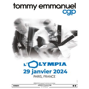 Tommy Emmanuel, Cgp L'Olympia lundi 29 janvier 2024