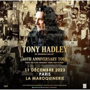 Tony Hadley en concert à La Maroquinerie en décembre 2023
