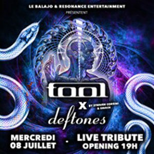 Tool x Deftones - Livre Tribute au Balajo Concert Le Balajo Paris 2026