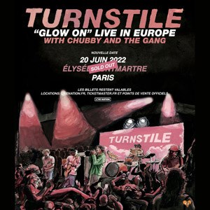 Turnstile en concert à l'Elysée Montmartre en juin 2022