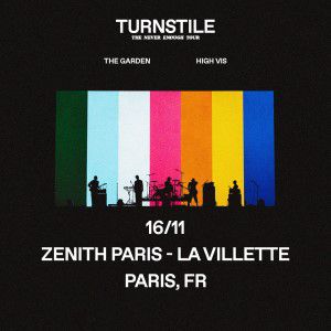 Turnstile en concert Zénith Paris - La Villette le 16 novembre 2025