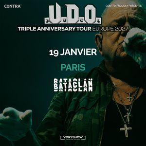 U.D.O Concert Le Bataclan Paris 2027