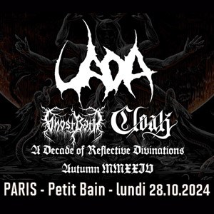 Uada + Ghost Bath + Cloak en concert au Petit Bain