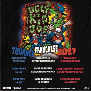 Ugly Kid Joe Elysée Montmartre Paris 2027