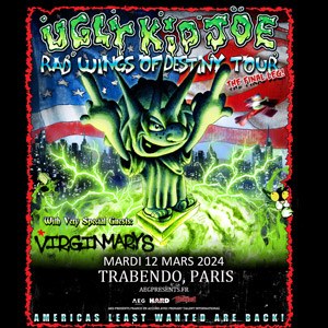 Ugly Kid Joe en concert au Trabendo en mars 2024