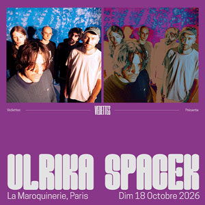 Ulrika Spacek Concert La Maroquinerie Paris 2026