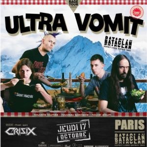Ultra Vomit en concert au Bataclan en octobre 2024