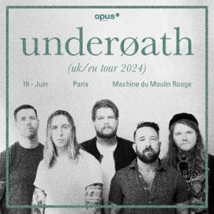 Underoath en concert à La Machine du Moulin Rouge en 2024