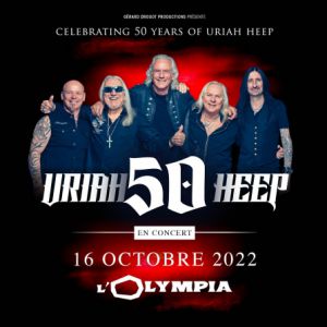 Uriah Heep en concert à L'Olympia en 2022