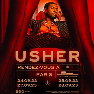 Usher en concert à La Seine Musicale