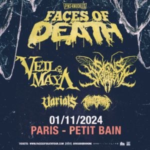 Veil Of Maya, Signs Of The Swarm, Varials & To The Grave au Petit Bain