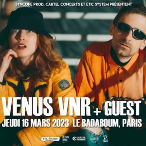 Venus VNR en concert au Badaboum en mars 2023