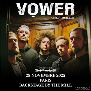 Vower en concert Backstage By the Mill le 28 novembre 2025