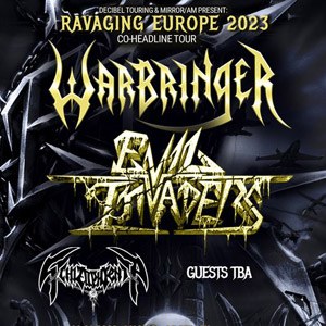 Warbringer + Evil Invaders + Schizophrenia Backstage By the Mill - Paris vendredi 21 avril 2023