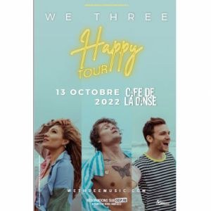 We Three en concert au Café de la Danse en octobre 2022