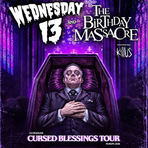 Wednesday 13 & The Birthday Massacre Concert Bal Chavaux en 2026