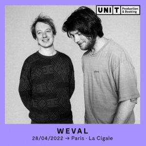 Weval en concert à La Cigale en avril 2022