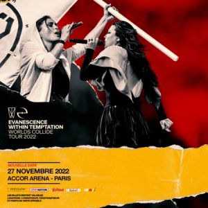 Within Temptation & Evanescence en concerts à l'Accor Arena en 2022