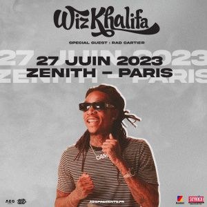Wiz Khalifa en concert au Zénith de Paris en 2023