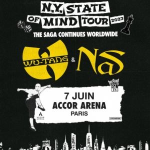 Wu-Tang Clan et Nas en concert à l'Accor Arena en 2023
