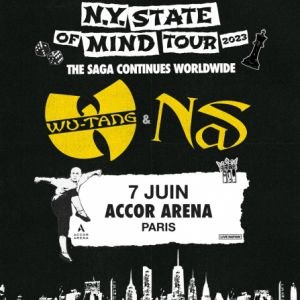 Wu-Tang Clan et Nas en concert à l'Accor Arena en 2023