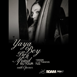 Yaya Bey en concert Le Trabendo le 13 février 2026