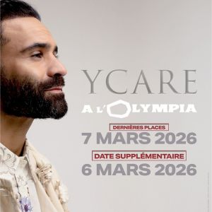 Ycare en concert L'Olympia en mars 2026